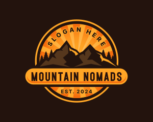 Mountain Explorer Trekking logo design