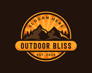 Mountain Explorer Trekking logo design