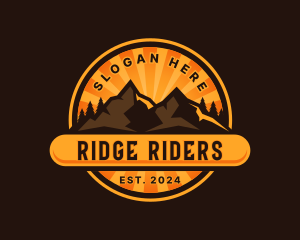 Mountain Explorer Trekking logo design