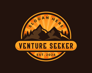 Mountain Explorer Trekking logo design