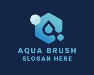 Water Supply Droplet  logo design