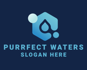 Water Supply Droplet  logo design