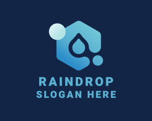 Water Supply Droplet  logo design