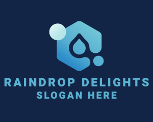 Water Supply Droplet  logo design