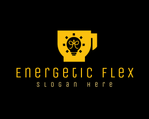 Energy Coffee Cup Cafe logo design