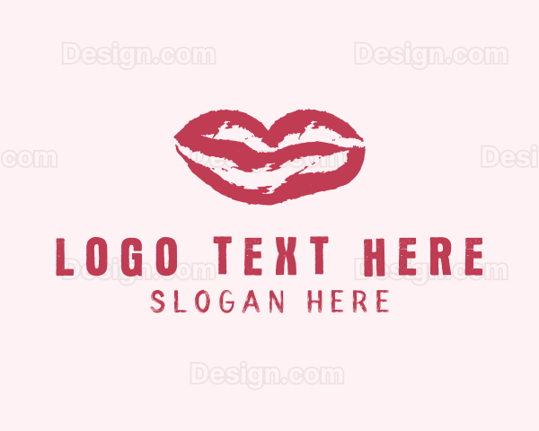 Red Beauty Lipstick Logo