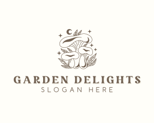 Herbal Mushroom Garden logo design