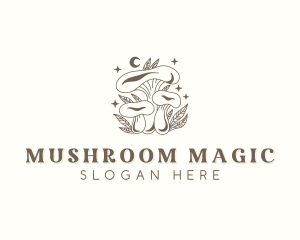 Herbal Mushroom Garden logo design