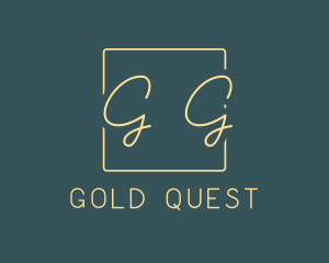 Gold Premium Fashion logo design