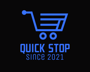 Online Grocery Cart  logo design