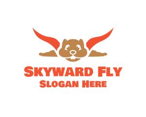 Flying Squirrel Hero logo