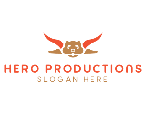 Flying Squirrel Hero logo