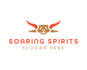 Flying Squirrel Hero logo