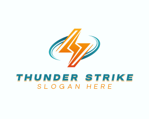 Electrical Thunder Lightning logo design