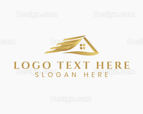 Home Roofing Property Builder Logo