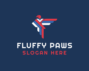 Falcon Wingspan Letter F logo design