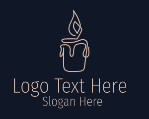 Spa Wax Candle  Logo