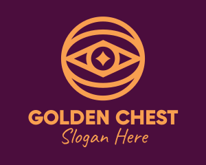 Golden Eye Sparkle logo design