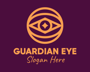 Golden Eye Sparkle logo design