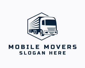 Cargo Trailer Truck logo design