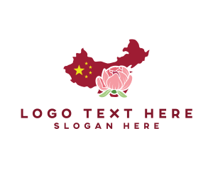 China Peony Map logo