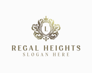 Crown Regal Shield logo design