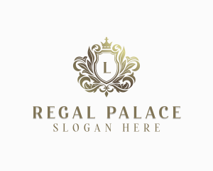 Crown Regal Shield logo design