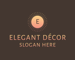 Elegant Sunshine Hotel logo design