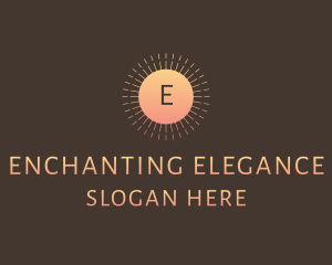 Elegant Sunshine Hotel logo design