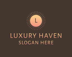 Elegant Sunshine Hotel logo design