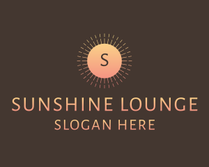 Elegant Sunshine Hotel logo design