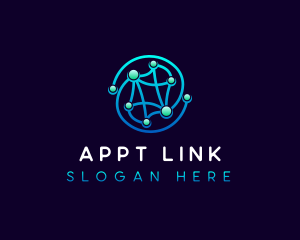 Link Network Technology logo design