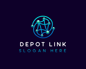 Link Network Technology logo design