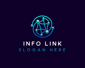 Link Network Technology logo design