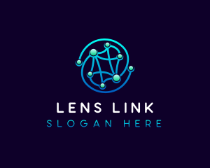 Link Network Technology logo design