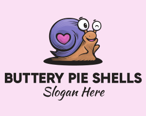 Love Shell Snail logo design