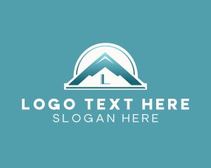 Mountain Lettermark Landscape logo