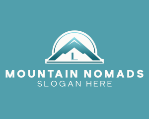 Mountain Lettermark Landscape logo design