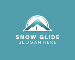 Mountain Lettermark Landscape logo design