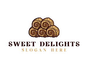 Sweet Cinammon Rolls logo design