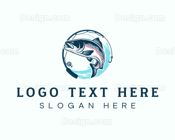 Marine Fishing Seafood Logo