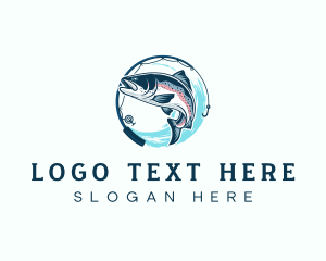 Marine Fishing Seafood  logo