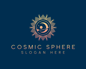 Cosmic Moon Sun logo design