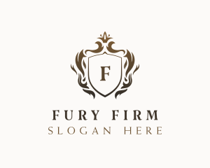 Luxury Shield Royal Firm logo design