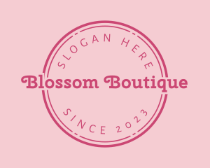 Feminine Boutique Brand logo design