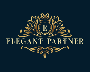 Luxury Organic Leaf  logo design