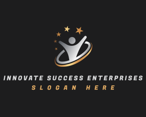 Leader Ambition Success logo design