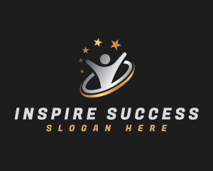 Leader Ambition Success logo design