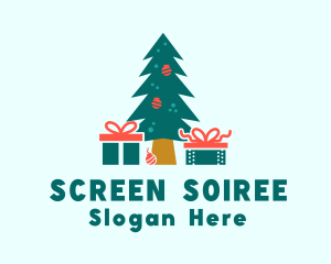 Christmas Tree Gifts logo design