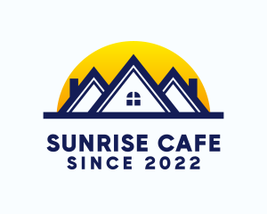 Sunrise House Real Estate logo design